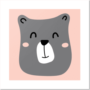 Cute bear Posters and Art